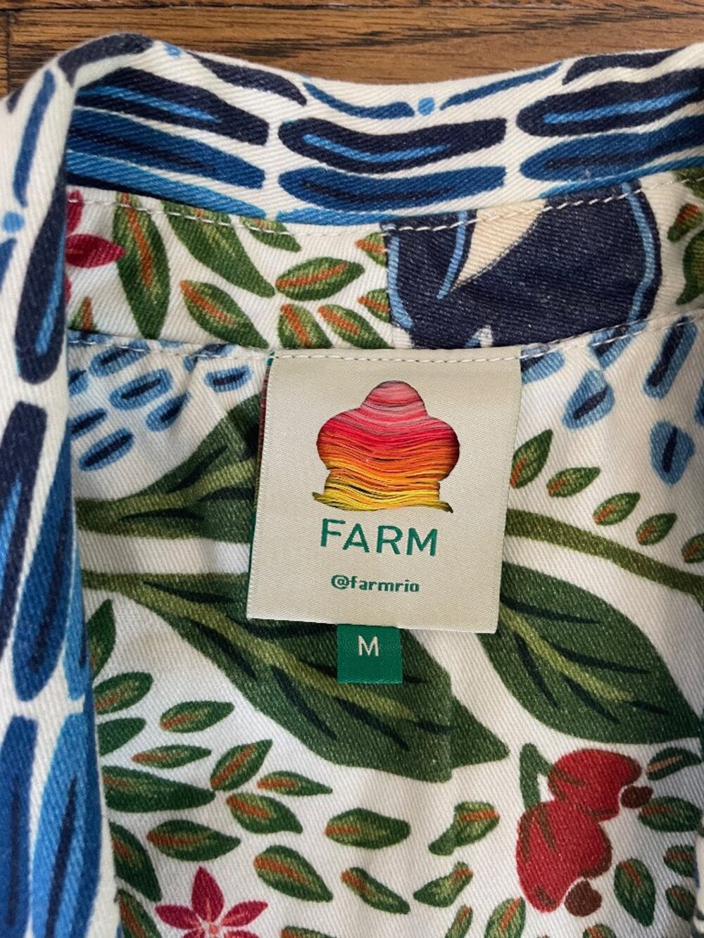FARM Rio Macaw Flight Canvas Jumpsuit medium - Picture 7 of 12